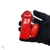 Vibrador Bullet Vermelho em Capsula Multivelocidades Utiliza 2 Pilhas AA (não inclusas) - imagem 1