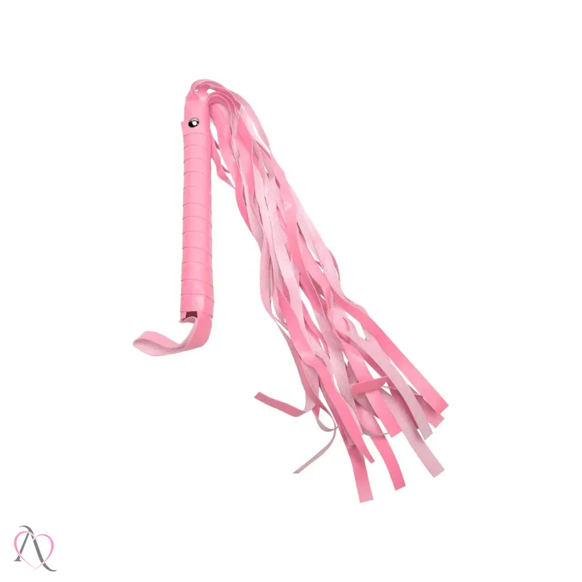 Kit Sado Bondage com 7 Itens Revestido em Pelúcia cor Rosa
