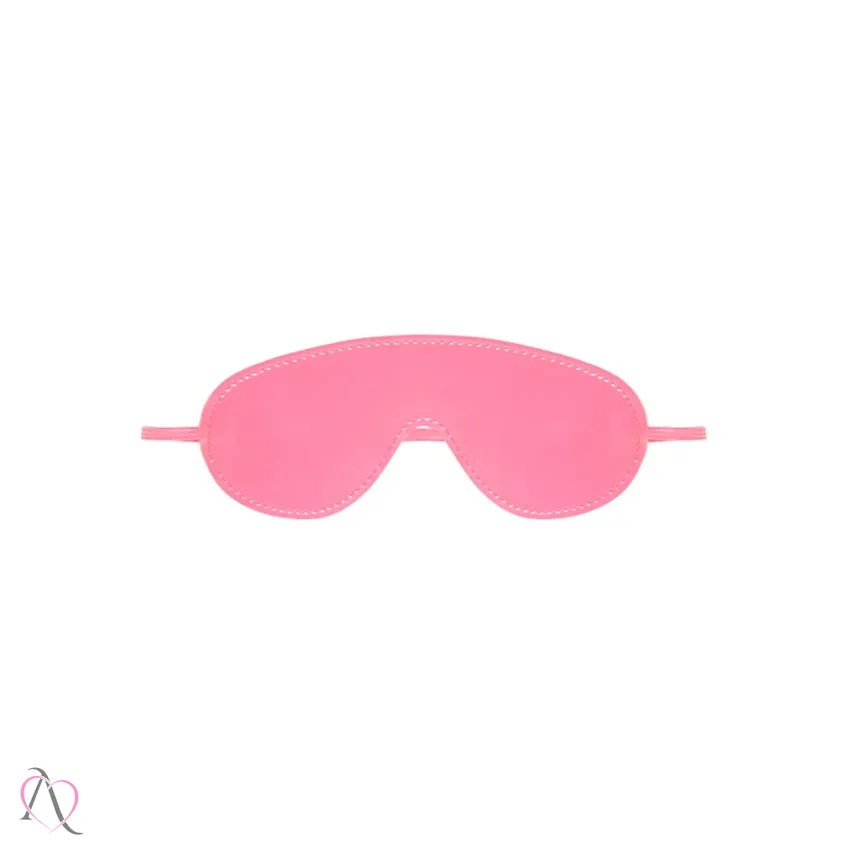 Kit Sado Bondage com 7 Itens Revestido em Pelúcia cor Rosa