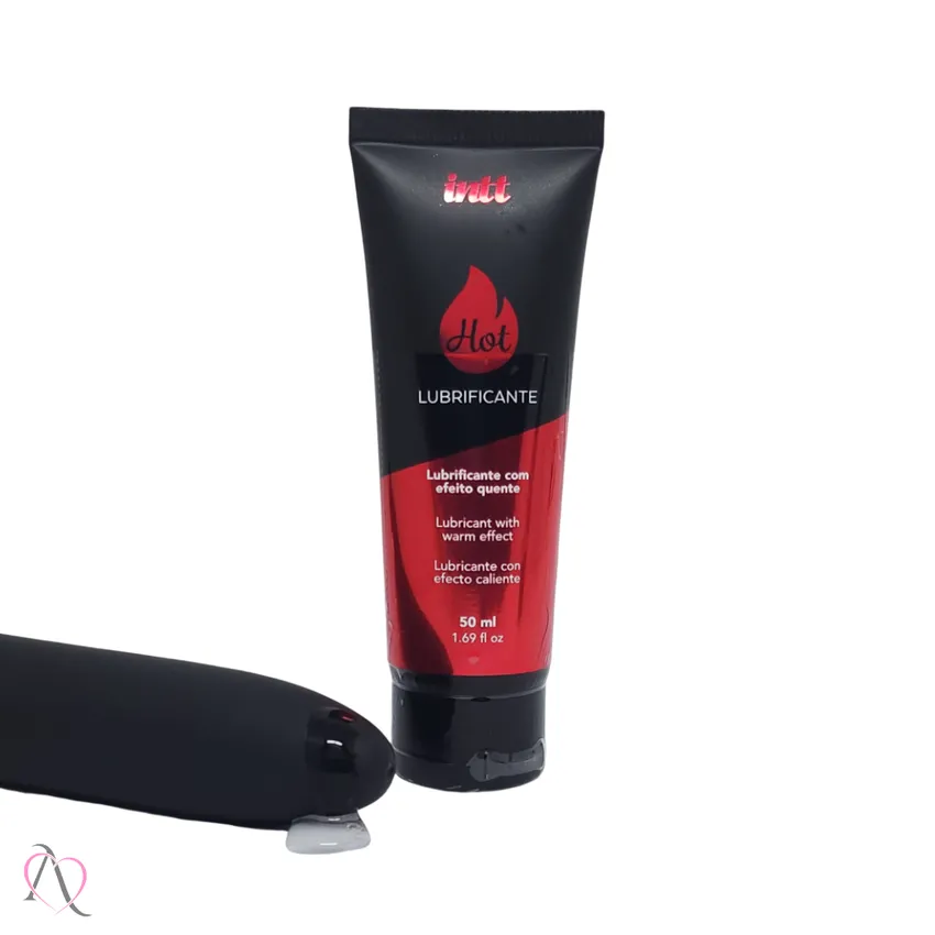 Lubrificante Beijável que Esquenta Hot Morango 50ml - Intt