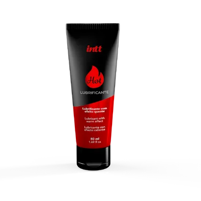 Lubrificante Beijável que Esquenta Hot sabor Morango Intt 50ml