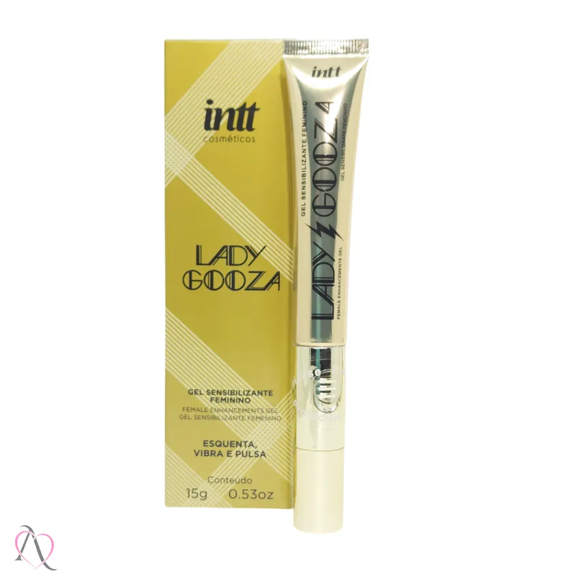 Lady Gooza Gel Sensibilizante Feminino Com Ponta Vibratória Intt 15g