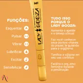Lady Gooza Gel Sensibilizante Feminino Com Ponta Vibratória Intt 15g - imagem 1