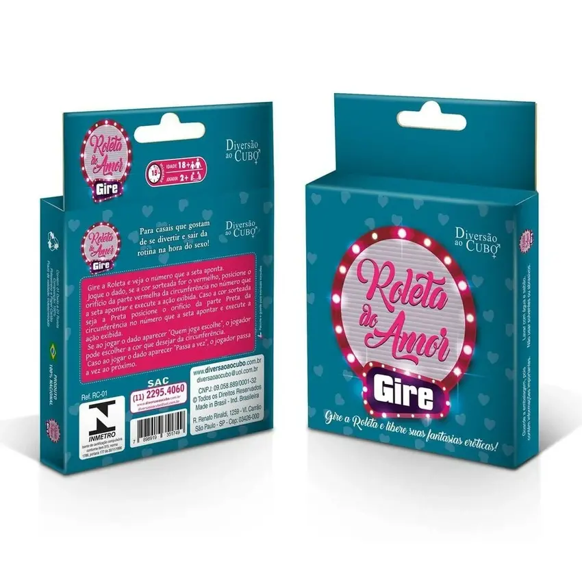 JOGO ROLETA DO AMOR DIVERSAO AO CUBO