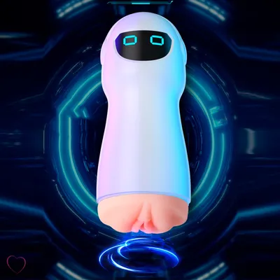 Masturbador Masculino em Formato de Robo - Sem vibração