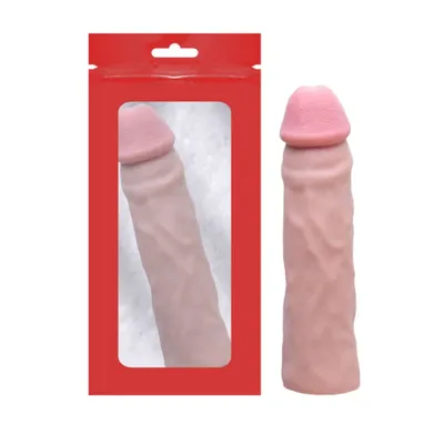 CAPA PENIANA TEXTURIZADA 18 X 4,3CM SEXY IMPORT  Ean :6976031290724