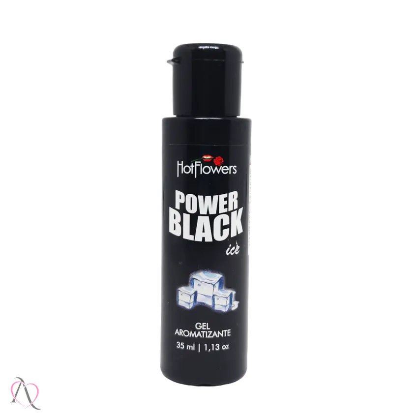 Gel Beijável para Sexo Oral Power Black Ice HotFlowers 35ml
