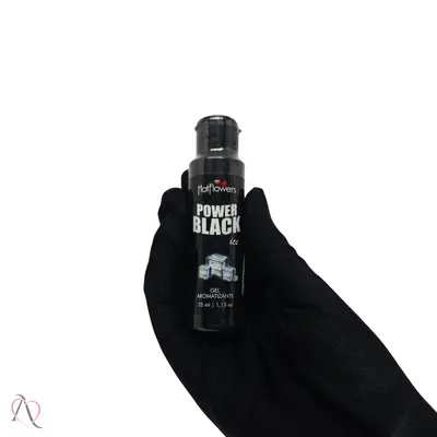 Gel Beijável para Sexo Oral Power Black Ice HotFlowers 35ml