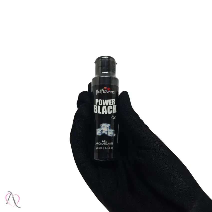 Gel Beijável para Sexo Oral Power Black Ice HotFlowers 35ml