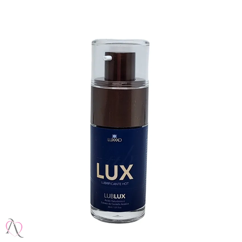 Lubrificante Neutro Que Esquenta Lub Lux Hot com Ácido Hialurônico 30ml - LUXXXO