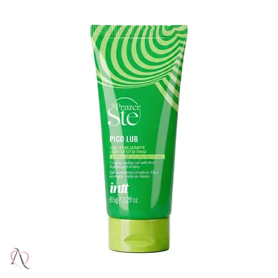 Lubrificante Beijável Pico Lub Sabor Chiclete de Menta 65g - Intt e Prazer Sté