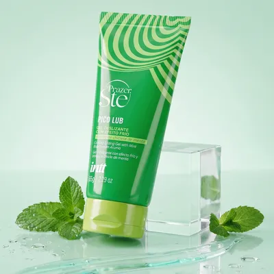 Lubrificante Beijável Pico Lub Sabor Chiclete de Menta 65g - Intt e Prazer Sté