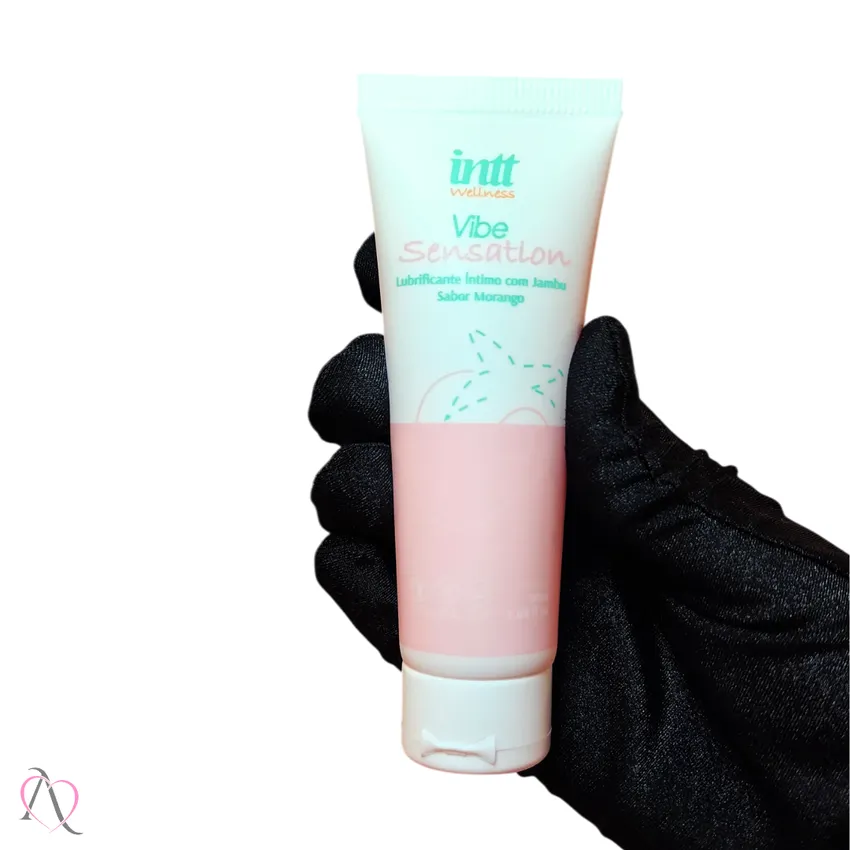 Lubrificante Beijável com Jambu Vibe Sensation sabor Morango 50ml - INTT