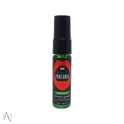 Spray Para Sexo Oral Garganta Profunda Sabor Menta 15ml - INTT
