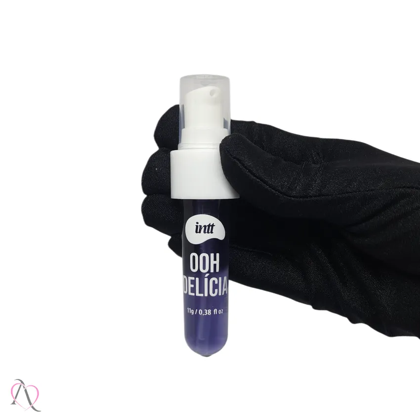 Gel Beijável Para Sexo Oral Ooh Delicia Calda Picante Sabor Amora 11g - INTT