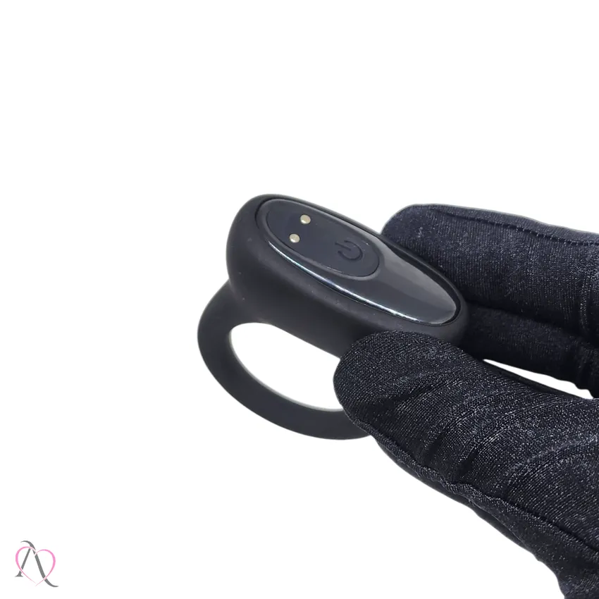 Anel Peniano Com Vibrador Recarregável 9 Modos de Vibração