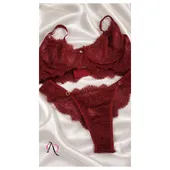 Conjunto de Lingerie em Renda Luciana Sem Bojo - Divino - imagem 3
