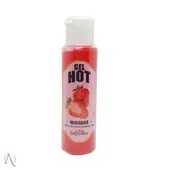 Gel Beijável Para Sexo Oral Hot Morango HotFlowers 35ml - imagem 3