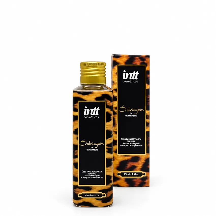 Óleo Para Massagem Sensual Sauvage Intt 130ml