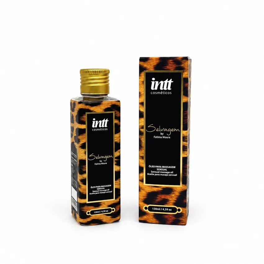 Óleo Para Massagem Sensual Sauvage Intt 130ml