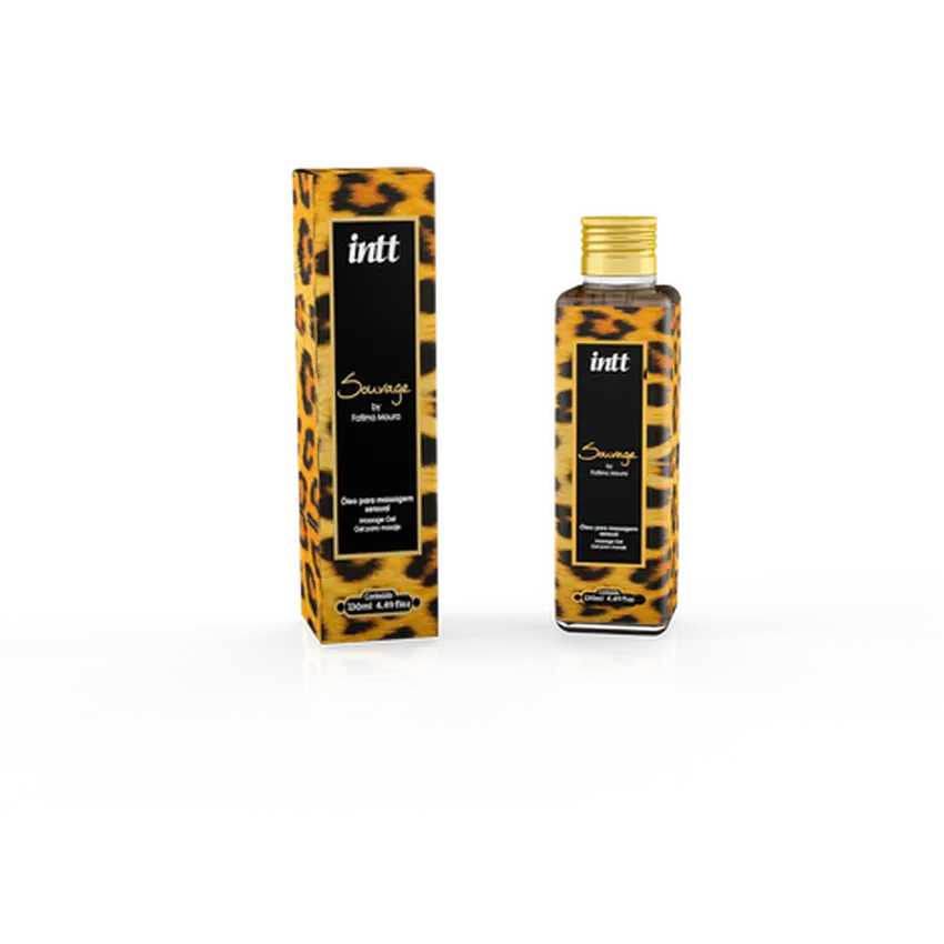 Óleo Para Massagem Sensual Sauvage Intt 130ml