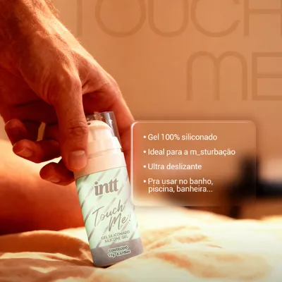 Lubrificante Siliconado Touch Me Para Sexo na Água Intt 17ml