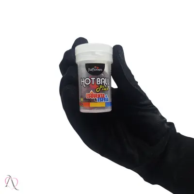 Bolinha Lubrificante Hot Ball Esquenta Esfria HotFlowers c/ 2 Bolinhas