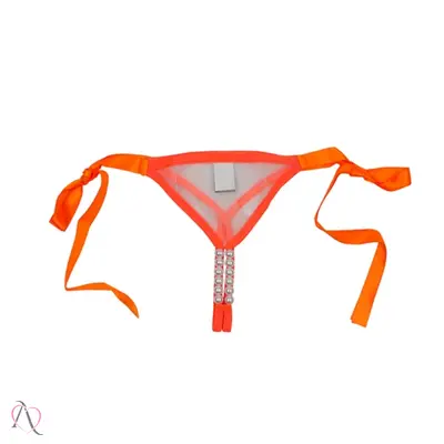 Calcinha Tailandesa para Penetração Desata-me cor Laranja