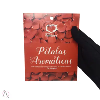 Pétalas de Coração Aromáticas Sexy Fantasy com 120 Pétalas