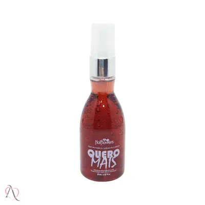 Gel Beijável para Sexo Oral Quero Mais Sabor Chocolate c/ Morango HotFlowers 85ml