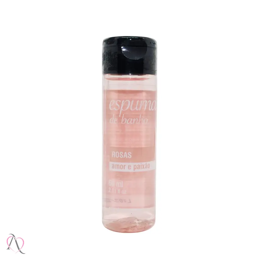 Sabonete Líquido Espuma de Banho Rosas, Amor e Paixão Feitiços Aromáticos 60ml