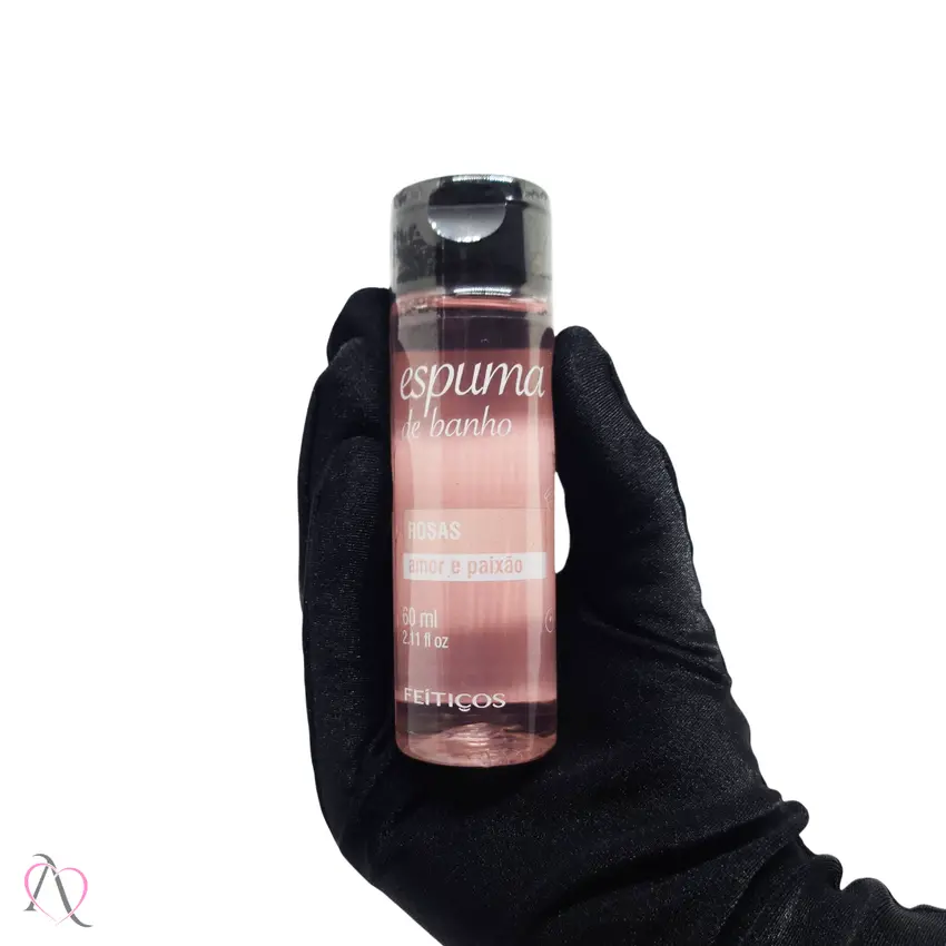 Sabonete Líquido Espuma de Banho Rosas, Amor e Paixão Feitiços Aromáticos 60ml