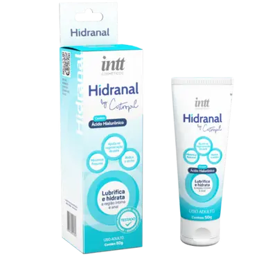 Lubrificante Neutro Hidranal Para Sexo Anal e Vaginal Intt 50g