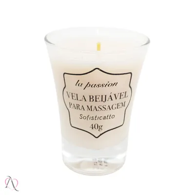 Vela Para Massagem Sensual Beijável Sofisticatto 40g