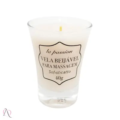 Vela Para Massagem Sensual Beijável Sofisticatto 40g