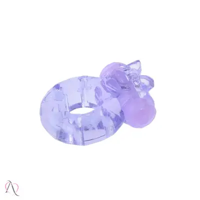 Anel Peniano com Vibrador Roxo