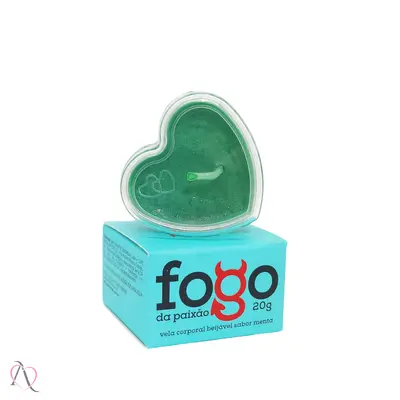 Kit Cuidados - 1 Desodorante Íntimo de Morango e 1 Vela Beijável Sabor Menta