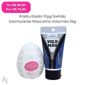 Kit Homem Volumão acompanha 2 Produtos para Ele Volumão e Masturbador Egg. - imagem 2