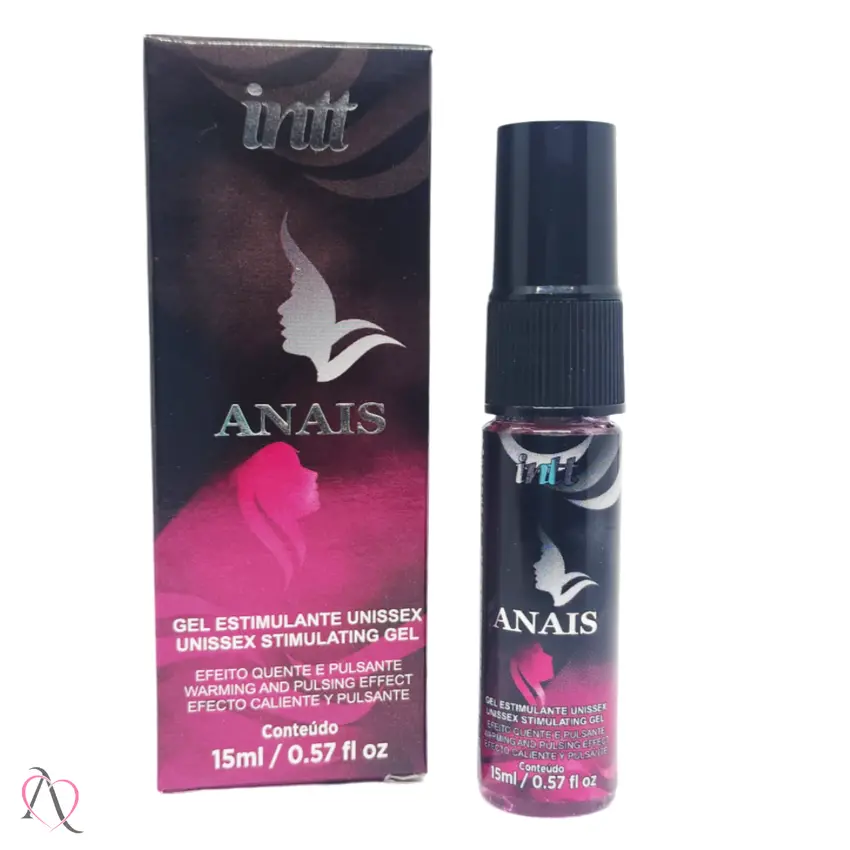 Estimulante Anal com Pulsação e Aquecimento Anais Intt 15ml