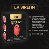 Vibrador La Sirena Intt Estimulador de Clitóris Três Modos de muito Prazer - imagem 2