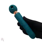 Vibrador Varinha Magica 3 Em 1 Com Vai E Vem 10 modos de vibração, 10 modos de tapping e 10 modos de sucção. - imagem 2