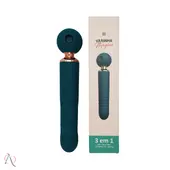 Vibrador Varinha Magica 3 Em 1 Com Vai E Vem 10 modos de vibração, 10 modos de tapping e 10 modos de sucção. - imagem 5