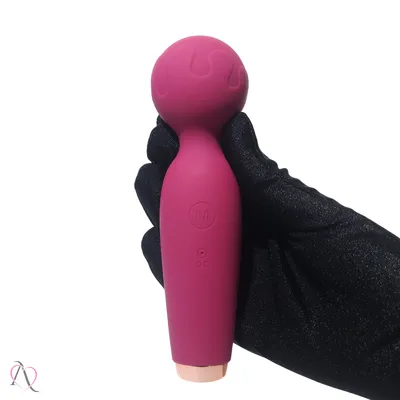 Vibrador Varinha Mágica Sorvetinho Para Clitóris Magenta - 10 Modos de Vibração