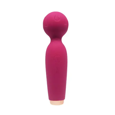 Vibrador Varinha Mágica Sorvetinho Para Clitóris Magenta - 10 Modos de Vibração