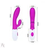 Vibrador Duplo Motores 30 Velocidades Pretty Love - imagem 6