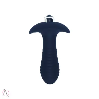 Plug Anal Spiral com Vibrador S-Hande Utiliza Uma pilha AAA inclusa