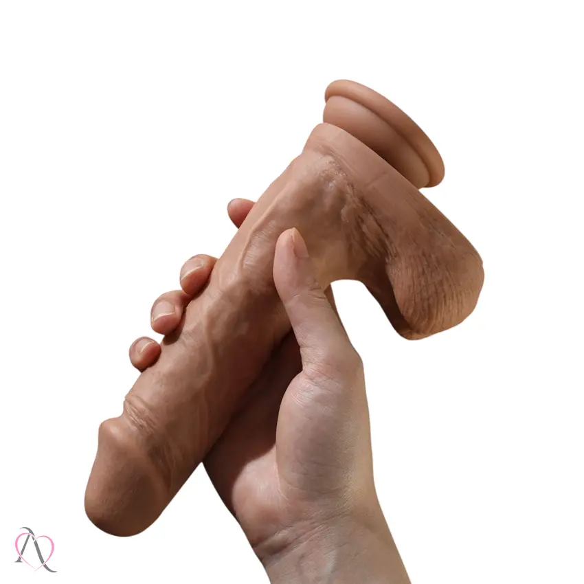 Vibrador De Pênis Realístico Com Rotação
