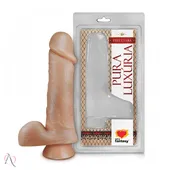 Prótese de Pênis com Ventosa 18x4,4cm Sexy Fantasy - imagem 1