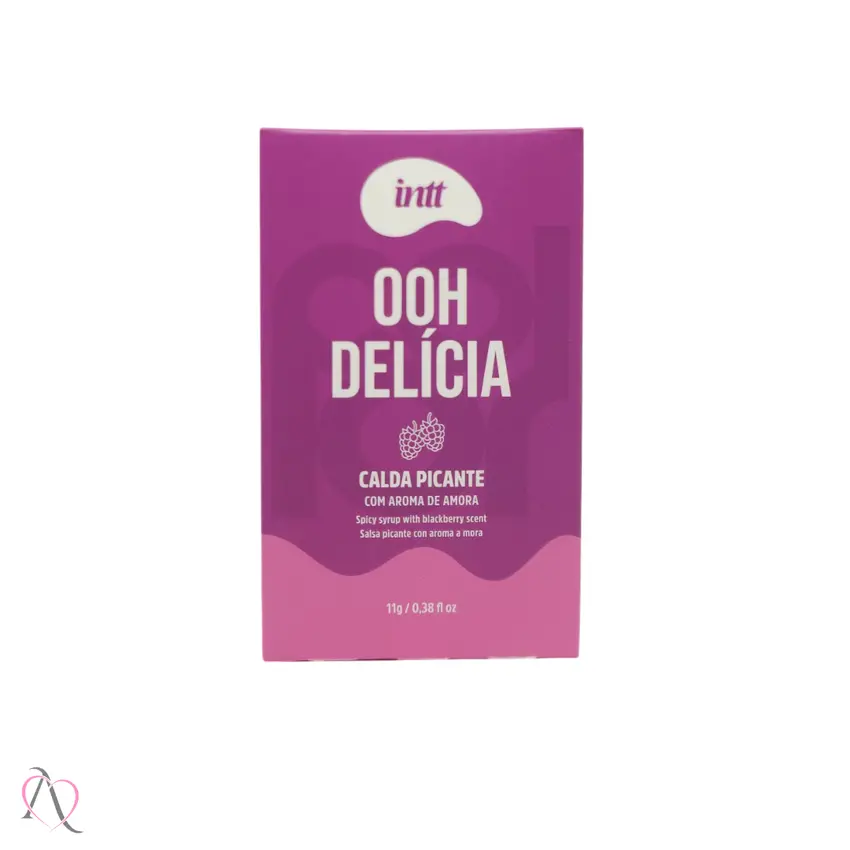 Gel Beijável Para Sexo Oral Ooh Delicia Calda Picante Sabor Amora Intt 11g
