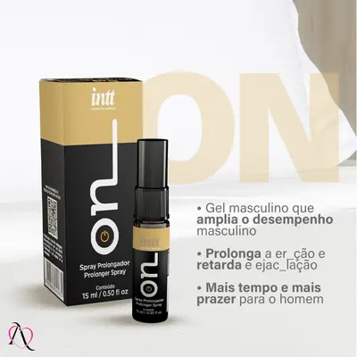 Prolongador de Ereção Masculino Retarda a Ejaculação ON Intt 15ml